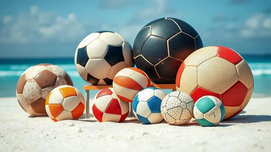 Bolas: como escolher a ideal para treino