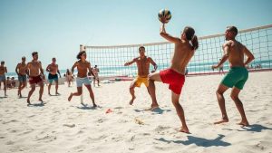 Campeonatos de futevôlei amador no litoral: entre diversão e competição
