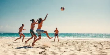 Descubra os benefícios físicos e mentais de praticar futevôlei