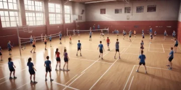 Vôlei de quadra no Brasil: formando jovens atletas