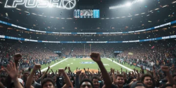 Playoff Push 2026: Identifying High-Value Teams for Championship Odds Vibrant stadium with '2026 Playoff Push' graphic, symbolizing championship aspirations.