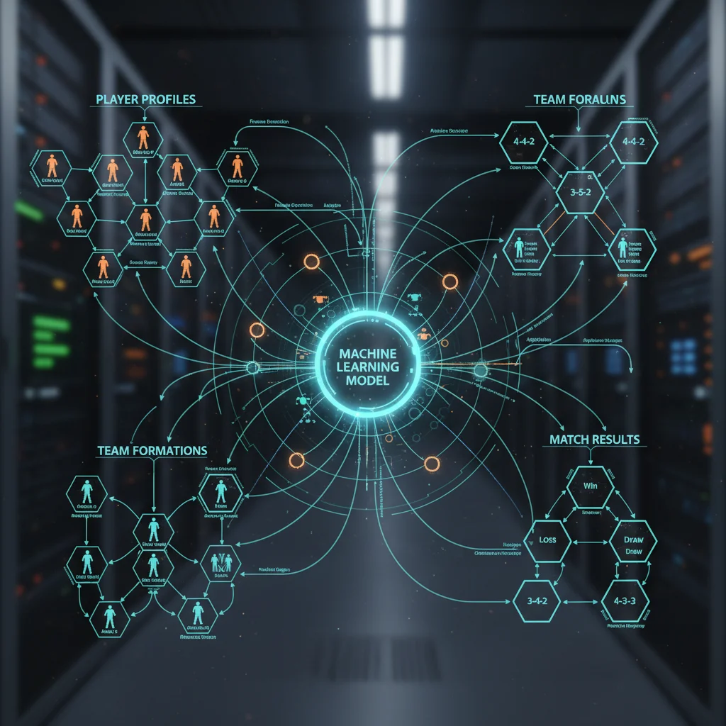 Complex machine learning model for soccer prediction with interconnected data