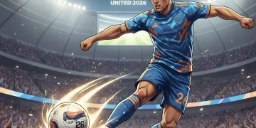 MLS Player Performance: 2026 World Cup Impact Analysis (6-Month Review) MLS player in action with 2026 World Cup stadium background