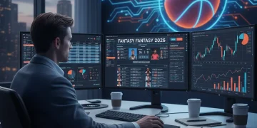 Boost Your NBA Fantasy Income: 5% More in 2026 Season Analyst optimizing NBA fantasy income on multiple screens for 2026 season