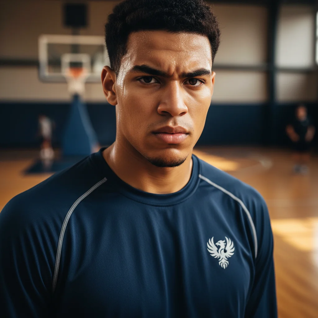 Determined young basketball prospect looking towards a bright future in the NBA.