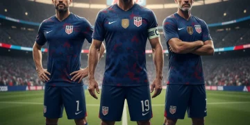 US Soccer Veterans 2026: Impact on the World Cup Squad Experienced US soccer veterans looking determined on a World Cup field